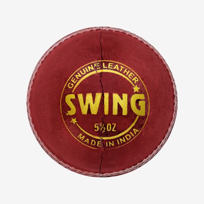 DSC Swing Leather Ball, Red DSC Swing Leather Ball, Red