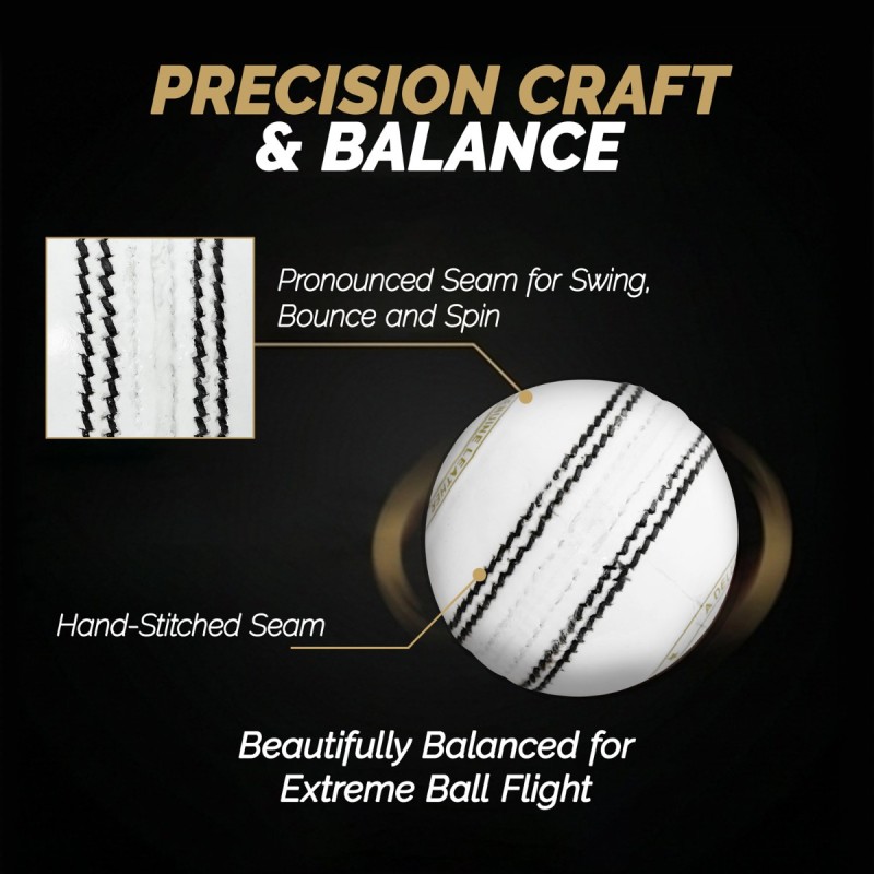 DSC Swing Leather Ball, White DSC Swing Leather Ball, White