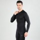 DSC Top Long Sleeve Compression Black, Large
