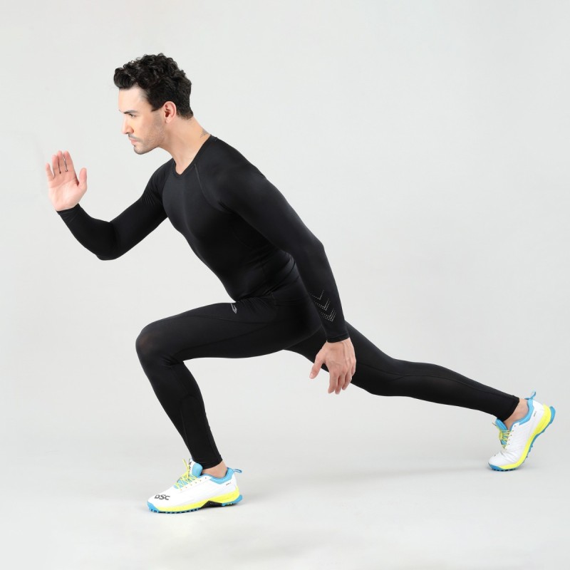 DSC Top Long Sleeve Compression Black, Large