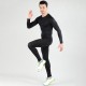 DSC Top Long Sleeve Compression Black, Large