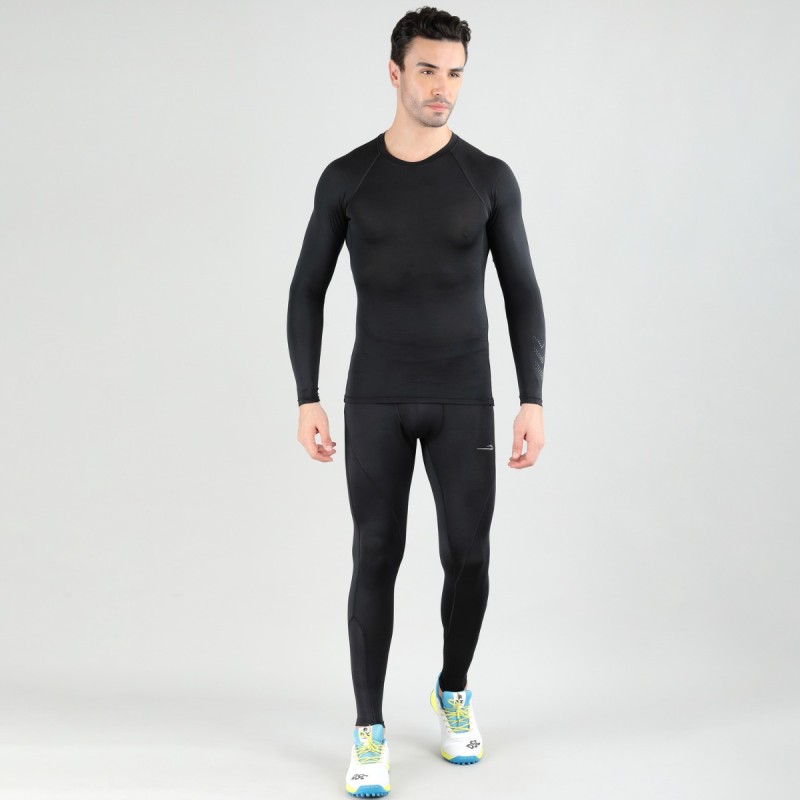 DSC Top Long Sleeve Compression Black, Large