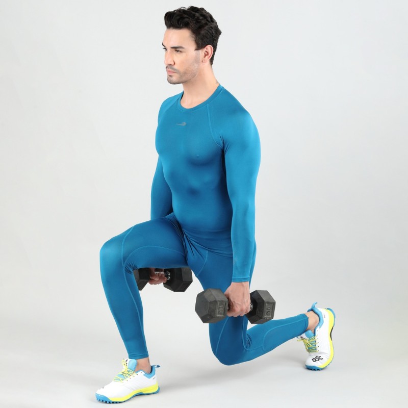 DSC Top Long Sleeve Compression Dark Azure, XL