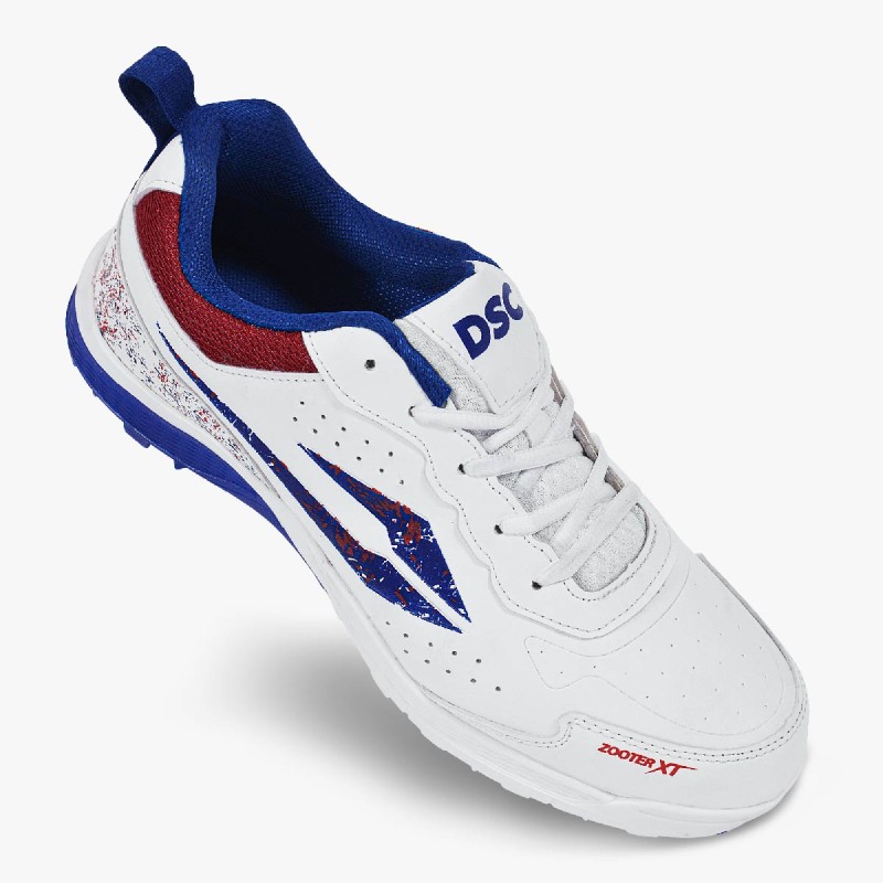 DSC Zooter XT Cricket Shoes (White / Red) DSC Zooter XT Cricket Shoes (White / Red)