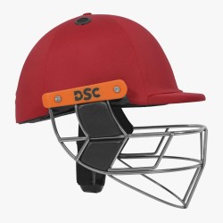 DSC Empra Titanium Cricket Helmet, Red