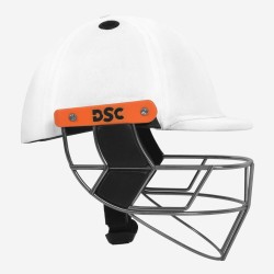 DSC Empra Titanium Cricket Helmet, White