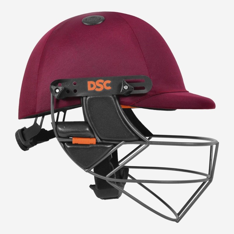 DSC Punch Cricket Helmet, Maroon, XS DSC Punch Cricket Helmet, Maroon, XS