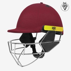 DSC Scud Titanium Cricket Helmet, Maroon