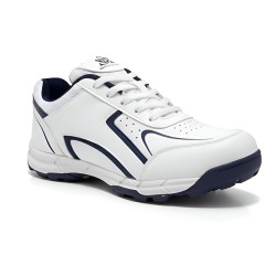Whitedot Winged Cricket Shoes White