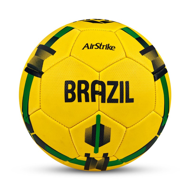 Nivia Air Strike Football NO. 5 - Brazil - Multi Color Nivia Air Strike Football NO. 5 - Brazil - Multi Color