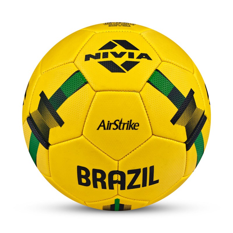 Nivia Air Strike Football NO. 5 - Brazil - Multi Color Nivia Air Strike Football NO. 5 - Brazil - Multi Color
