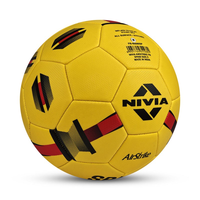 Nivia Air Strike Football NO. 5 - Spain - Multi Color Nivia Air Strike Football NO. 5 - Spain - Multi Color