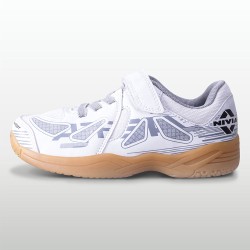 Nivia Appeal 3.0 Kids Badminton Shoe - White Grey