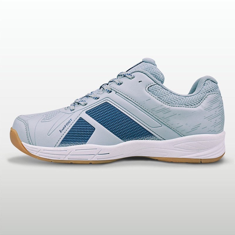 Nivia Appeal 4.0 Badminton Shoe - Grey/Blue Nivia Appeal 4.0 Badminton Shoe - Grey/Blue