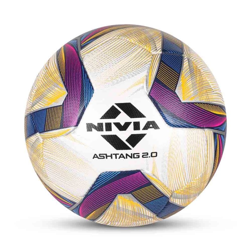Nivia Ashtang 2.0 FIFA Pro 8-Panel Match Football - Multicolor