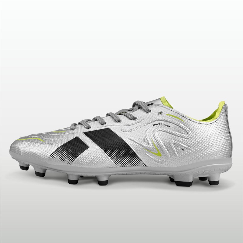 Nivia Ashtang 3.0 Football Studs - Silver/Black Nivia Ashtang 3.0 Football Studs - Silver/Black