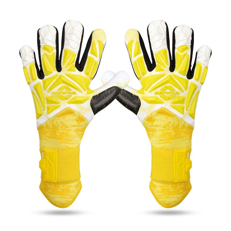 Nivia Aura Goalkeeper Gloves - Yellow