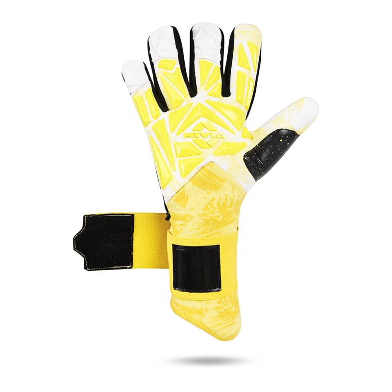 Nivia Aura Goalkeeper Gloves - Yellow