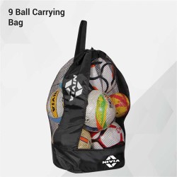 Nivia Ball Carrying Bag (9 Balls) - Black Nivia Ball Carrying Bag (9 Balls) - Black