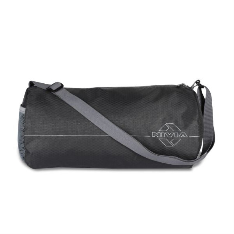 Nivia Basic Duffle Bag - Black-Grey Nivia Basic Duffle Bag - Black-Grey