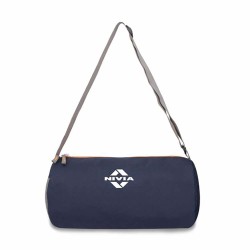 Nivia Basic Duffle Bag - Navy Blue-Orange