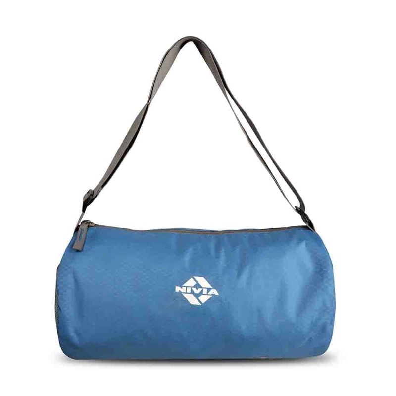 Nivia Basic Duffle Bag - Sky Blue-Grey Nivia Basic Duffle Bag - Sky Blue-Grey