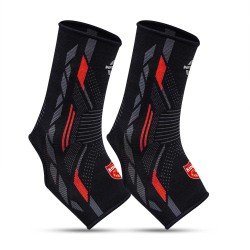 Nivia PUNJAB KINGS X NIVIA KNITTED ANKLE SUPPORT - Black/Red