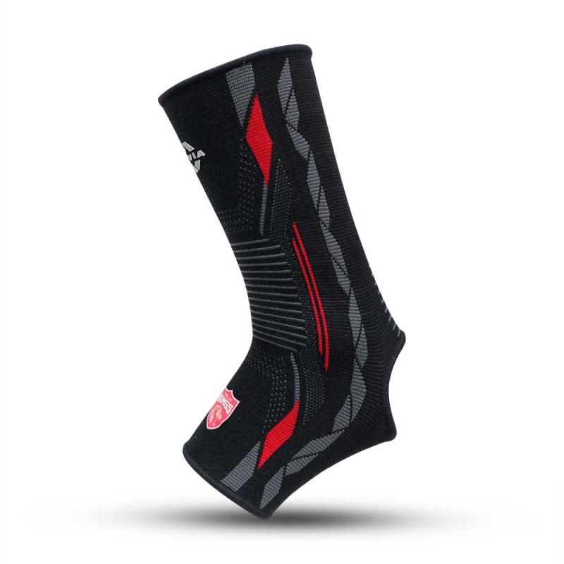 Nivia PUNJAB KINGS X NIVIA KNITTED ANKLE SUPPORT - Black/Red Nivia PUNJAB KINGS X NIVIA KNITTED ANKLE SUPPORT - Black/Red