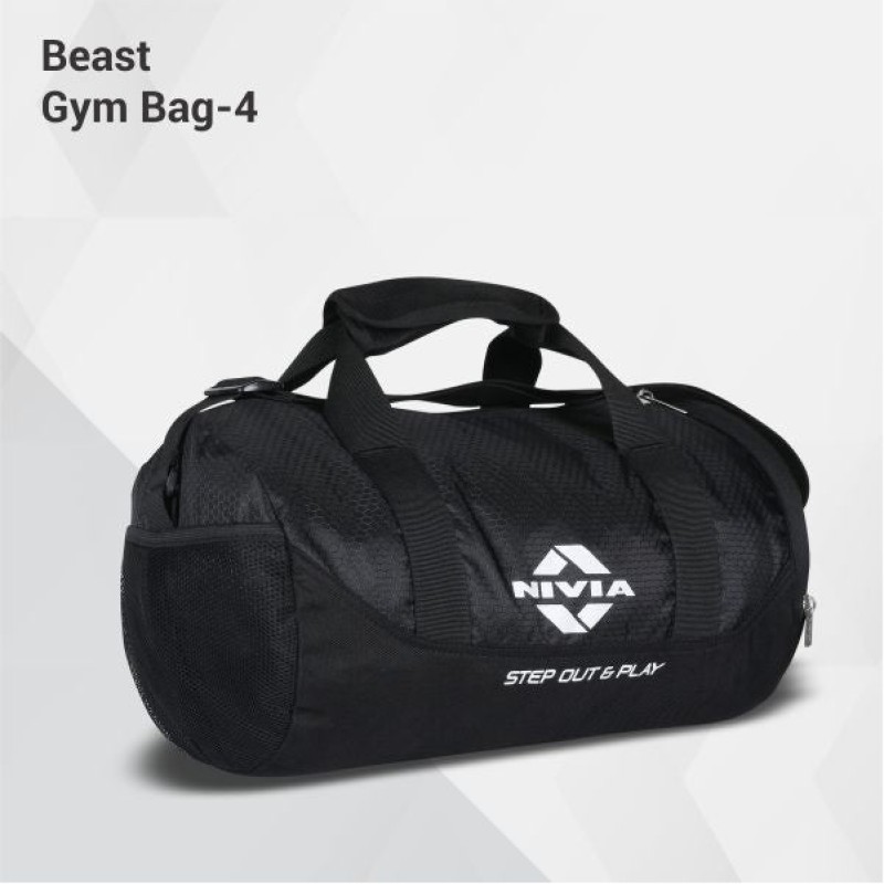 Nivia Beast Gym Bag-4 - Black Nivia Beast Gym Bag-4 - Black