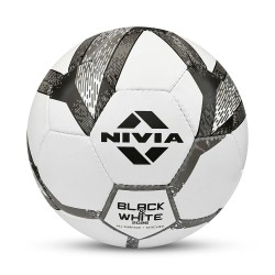 Nivia Classic B&W Training Football - Black-White