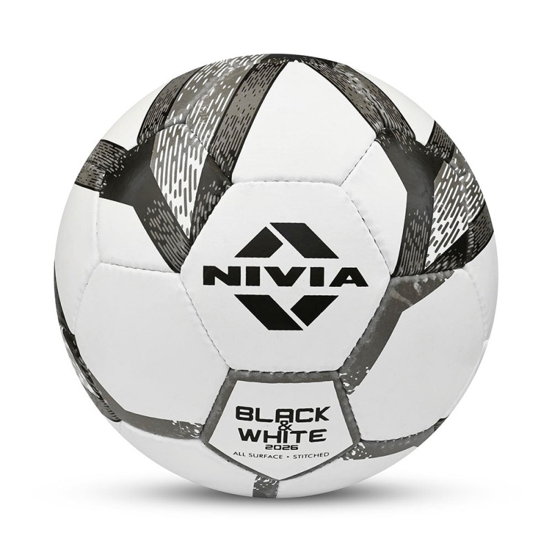 Nivia Classic B&W Training Football - Black-White Nivia Classic B&W Training Football - Black-White