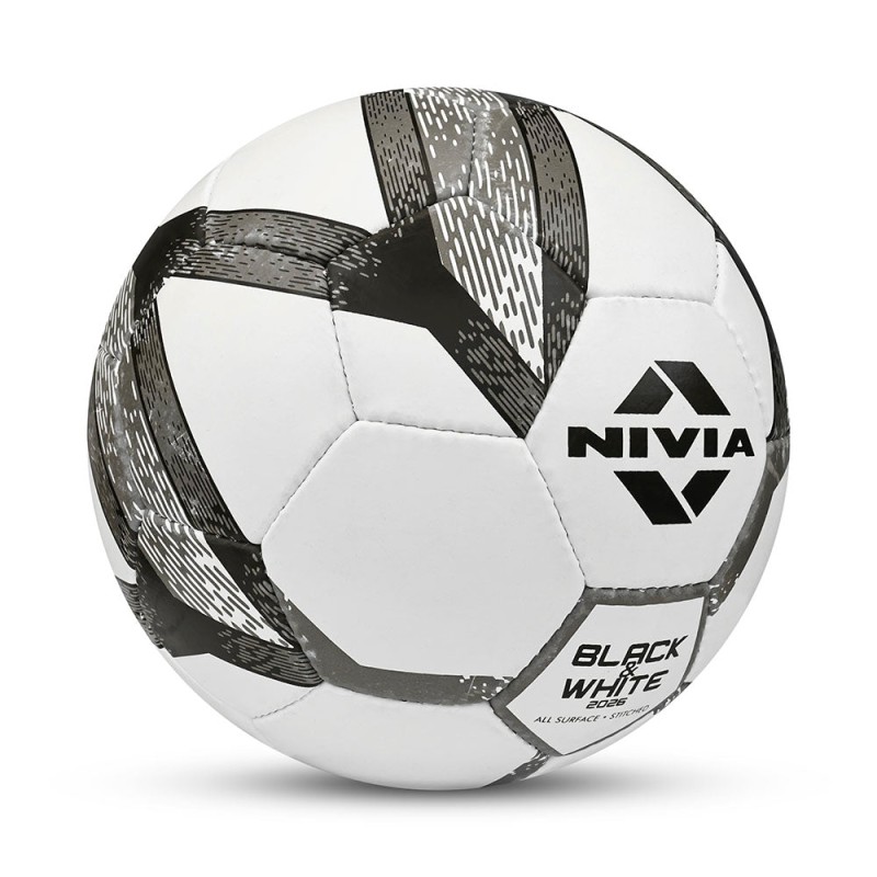 Nivia Classic B&W Training Football - Black-White Nivia Classic B&W Training Football - Black-White