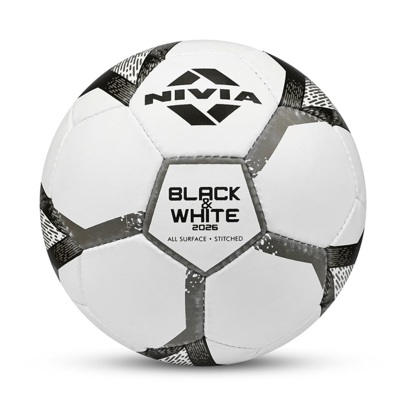 Nivia Classic B&W Training Football - Black-White Nivia Classic B&W Training Football - Black-White
