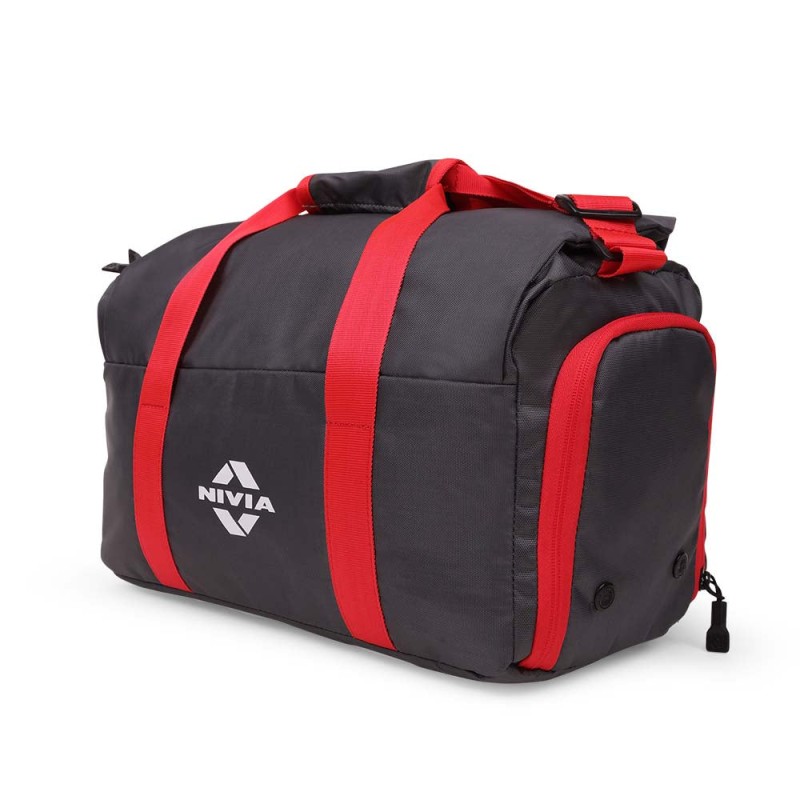 Nivia PUNJAB KINGS x NIVIA BLEND BAG - Black Nivia PUNJAB KINGS x NIVIA BLEND BAG - Black