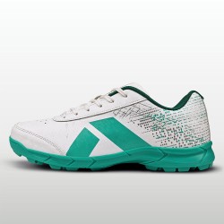 Nivia Bounce Cricket Shoe - White/Turquoise
