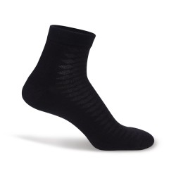 Nivia Breathe-Up High Ankle Socks - Black