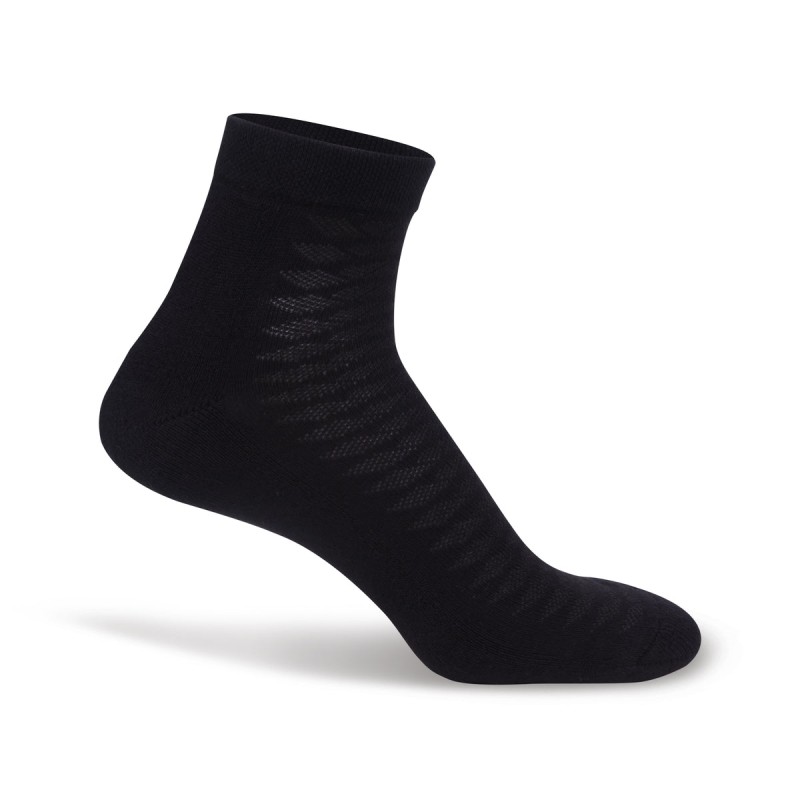 Nivia Breathe-Up High Ankle Socks - Black