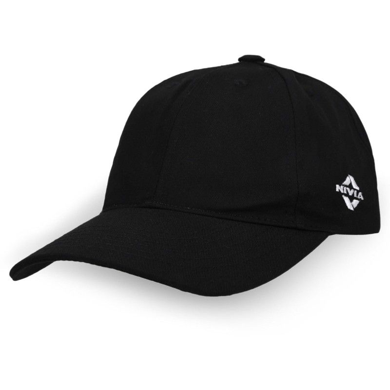 Nivia Cap Twill (PC) - Black