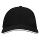 Nivia Classic Piping Cap - Black