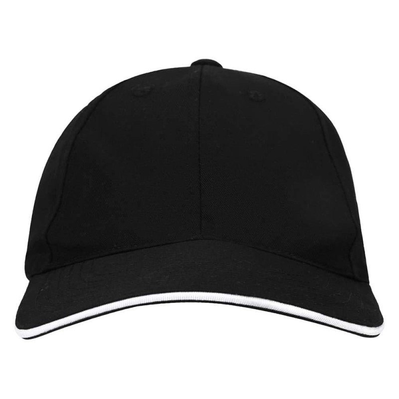 Nivia Classic Piping Cap - Dark Grey