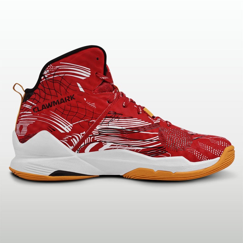 Nivia Clawmark Basketball Shoe - Red/Yellow Nivia Clawmark Basketball Shoe - Red/Yellow