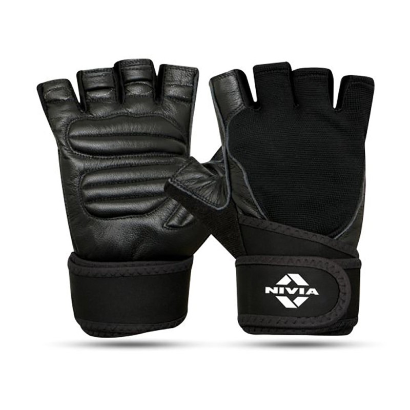 Nivia Cobra With Strap - Black