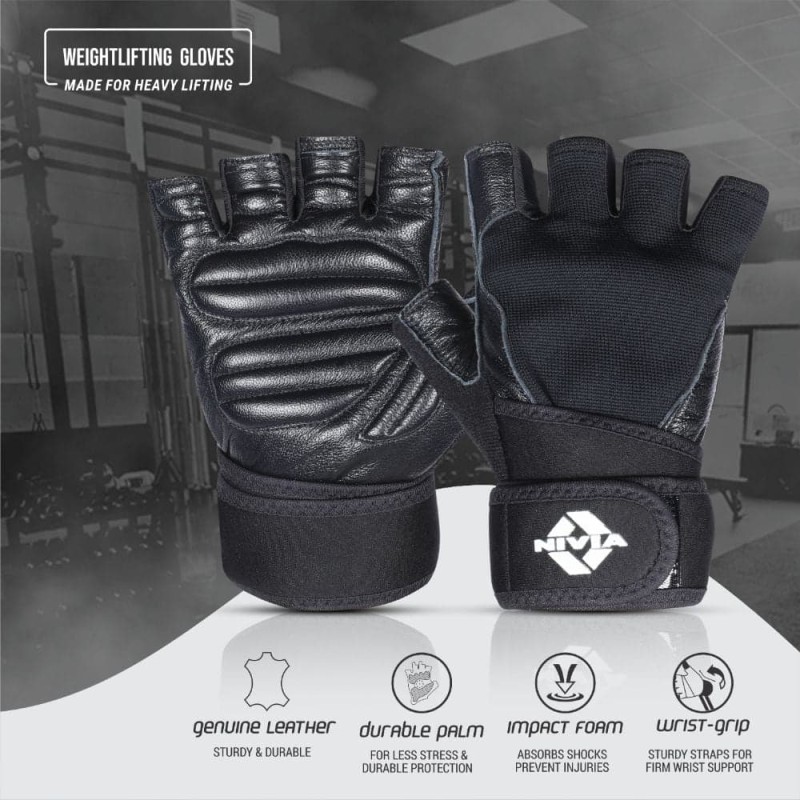 Nivia Cobra With Strap - Black