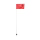 Nivia Corner Flag (Set Of 4 Flags) - Red
