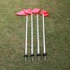 Nivia Corner Flag (Set Of 4 Flags) - Red