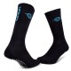 Nivia Court Bamboo Silicone Grip Socks - Black-Blue