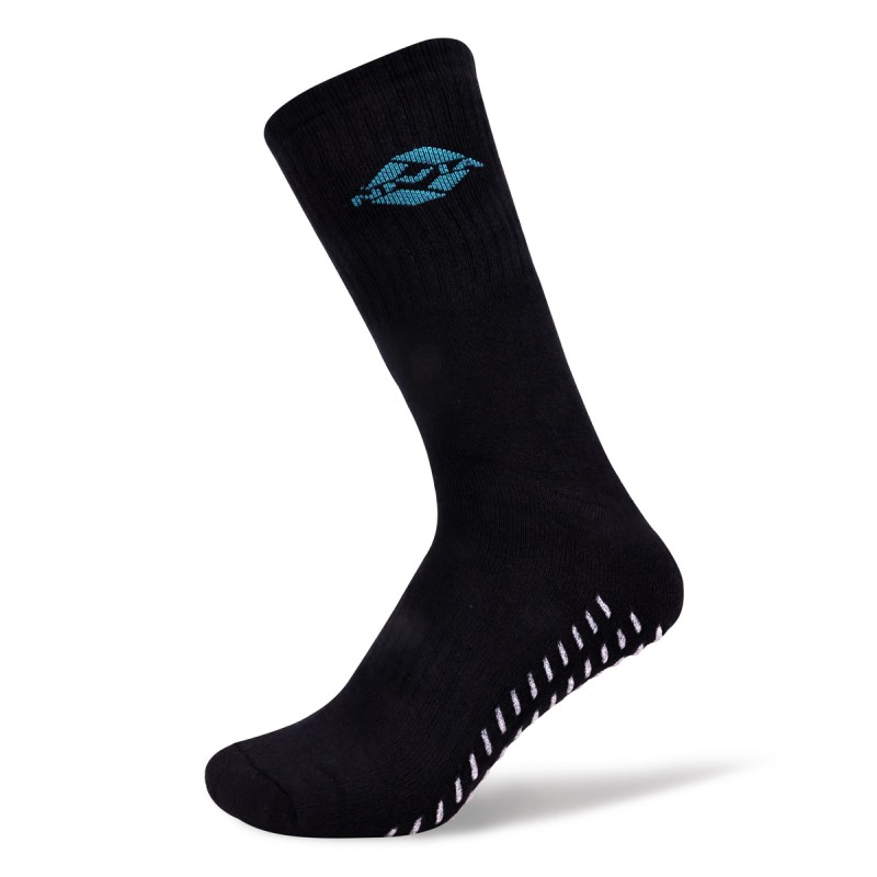Nivia Court Bamboo Silicone Grip Socks - Black-Pink