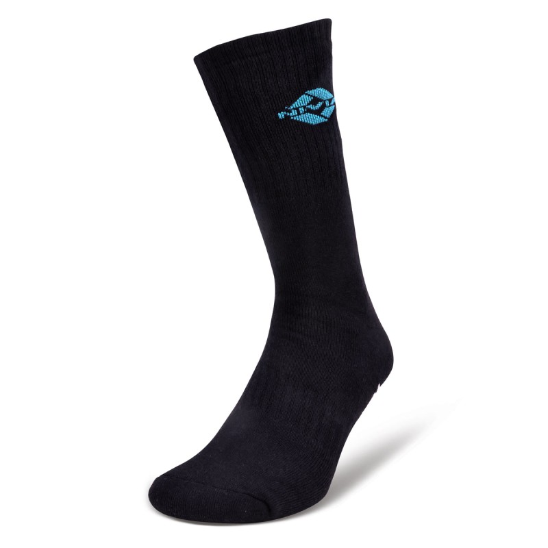 Nivia Court Bamboo Silicone Grip Socks - Black-Pink
