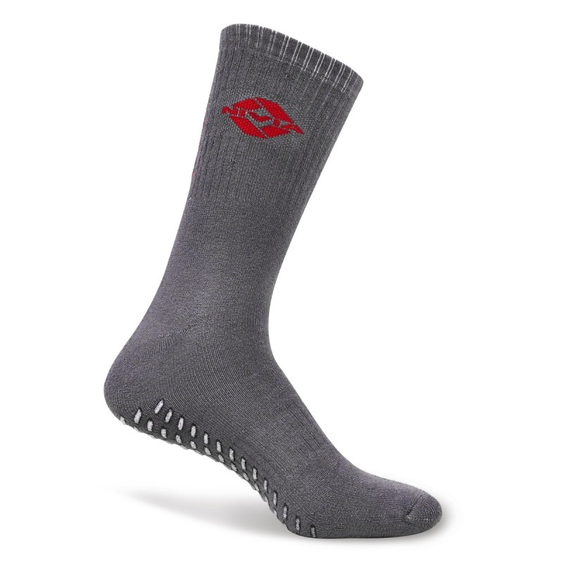 Nivia Court Bamboo Silicone Grip Socks - Grey