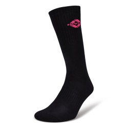 Nivia Court Bamboo Socks - Black/Pink